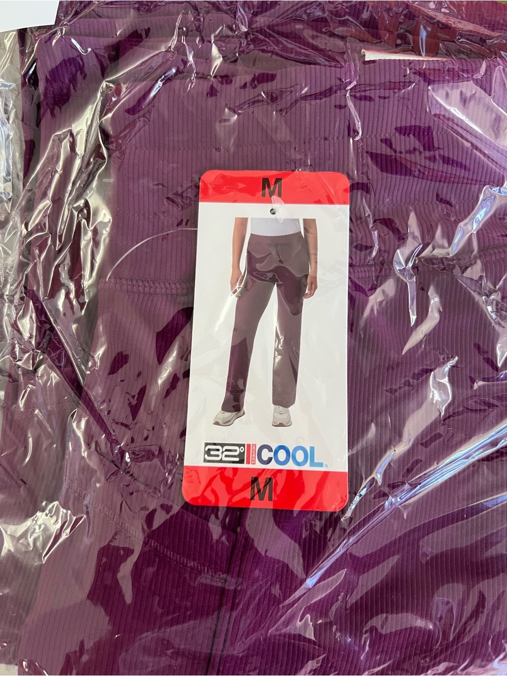 32 Degree Women's High-Waist Drawstring Pocket Pants - Plum #195